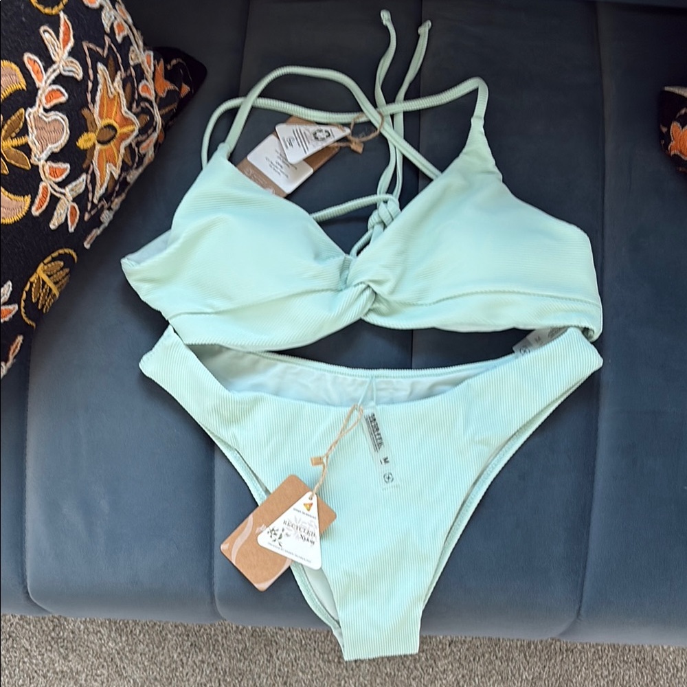 Mint Green Bikini Set